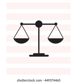Scales balance icon