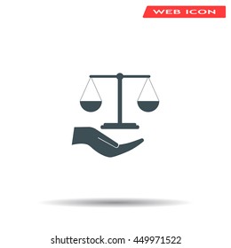 Scales balance icon