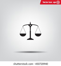 Scales balance icon