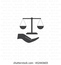 Scales balance icon