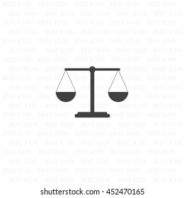 Scales balance icon