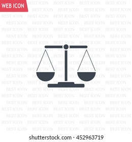 Scales balance icon