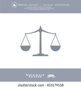 Scales balance icon