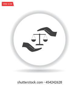Scales balance icon