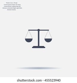 Scales balance icon