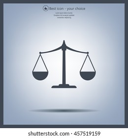 Scales balance icon