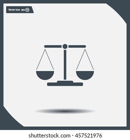Scales balance icon