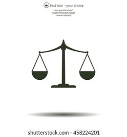 Scales balance icon