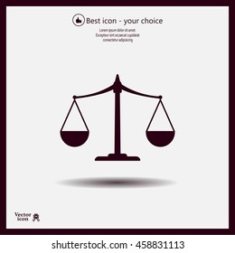 Scales balance icon
