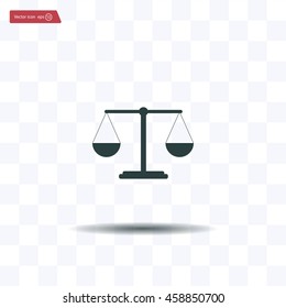 Scales balance icon