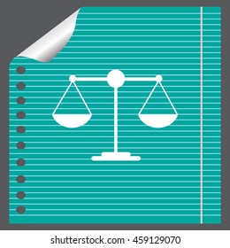 Scales balance icon