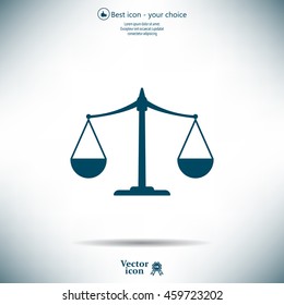 Scales balance icon