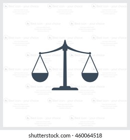 Scales balance icon