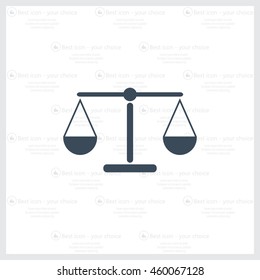 Scales balance icon