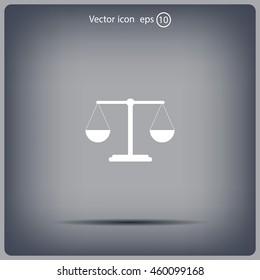 Scales balance icon