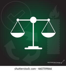 Scales balance icon
