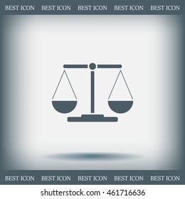 Scales balance icon