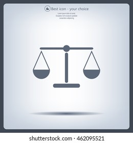 Scales balance icon