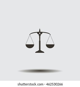 Scales balance icon