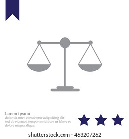 Scales balance icon