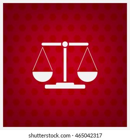 Scales balance icon