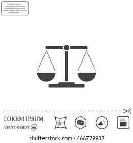 Scales balance icon