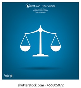 Scales balance icon