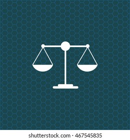 Scales balance icon