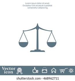 Scales balance icon