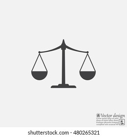 Scales balance icon