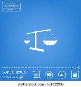 Scales balance icon