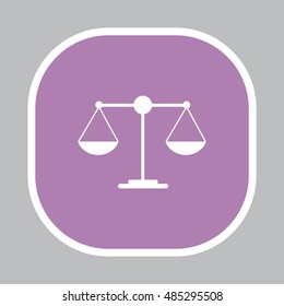 Scales balance icon