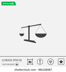 Scales balance icon
