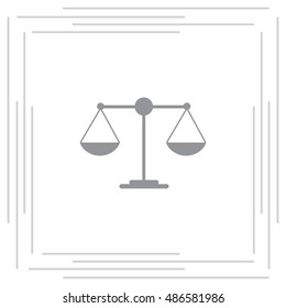 Scales balance icon