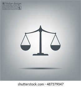Scales balance icon