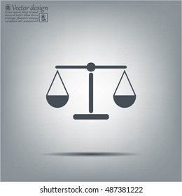 Scales balance icon