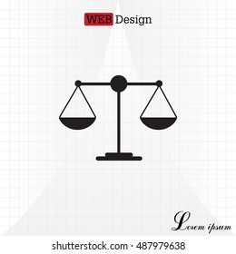Scales balance icon