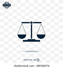 Scales balance icon