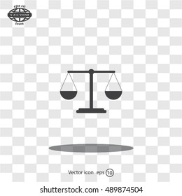 Scales balance icon