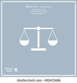 Scales balance icon