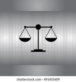 Scales balance icon