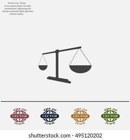 Scales balance icon