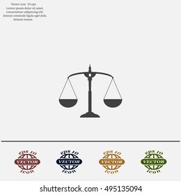 Scales balance icon