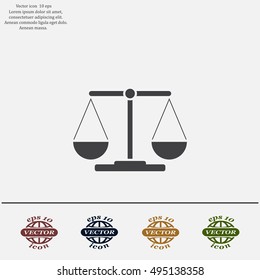 Scales balance icon