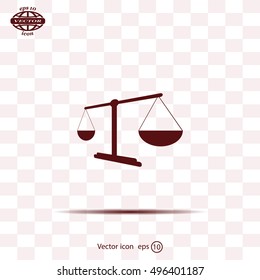 Scales balance icon