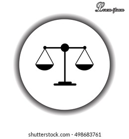 Scales balance icon