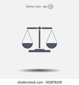 Scales balance icon