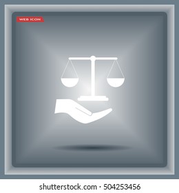 Scales balance icon