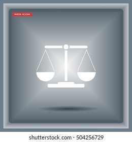 Scales balance icon