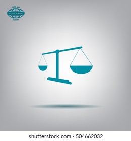 Scales balance icon